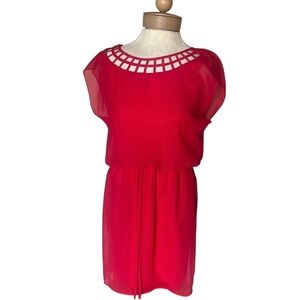 City Triangles Red Mini Sundress